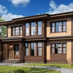 Какие есть преимущества у дома из вертикального бруса?