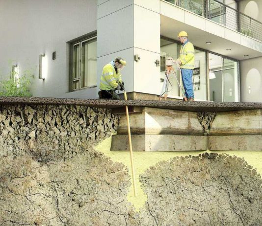 Цементация контактной зоны фундамент-грунт