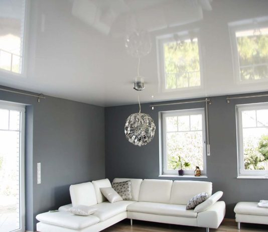 Особенности установки натяжного потолка