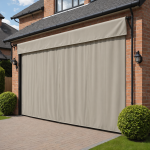Брезентовые шторы для гаража на ворота