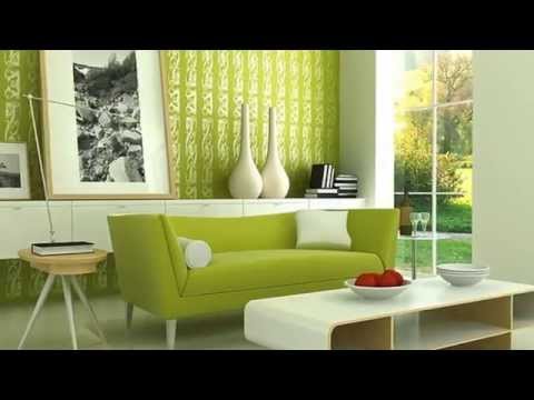 Зеленый цвет в интерьере