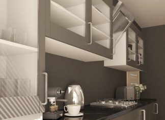 Современное обустройство кухни в стиле хай-тек