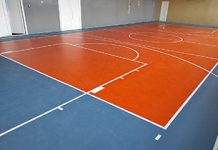 Линолеум для спортзала: виды, характеристики и преимущества