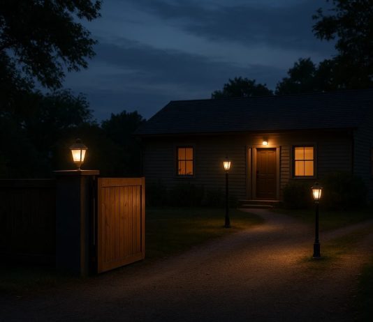 Ремонт в загородном доме: как осветить территорию